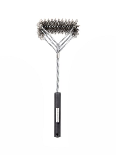 Double-sided grill cleaning brush